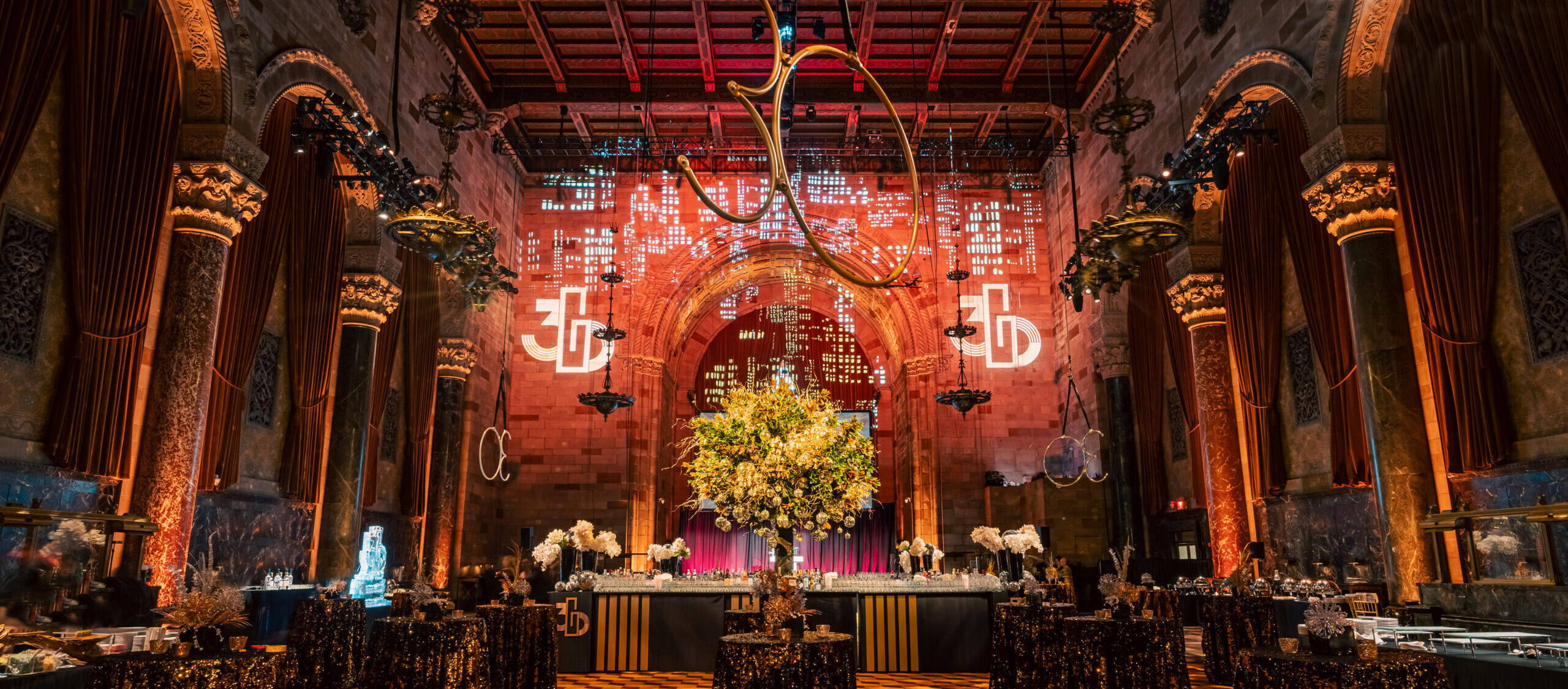 Cipriani Event Setup with Luxurious Décor.